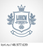 Monogram Logos. Vintage Vector Concepts. EPS 10. Стоковая иллюстрация, агентство Ingram Publishing / Фотобанк Лори