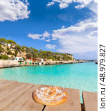 Majorca Cala Llombards Santanyi beach in Mallorca ensaimada photo mount. Стоковое фото, агентство Ingram Publishing / Фотобанк Лори