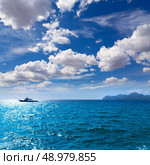 Majorca Cala Ratjada sea Rajada in Capdepera Mallorca. Стоковое фото, агентство Ingram Publishing / Фотобанк Лори