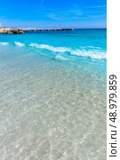 Majorca Cala Millor beach Son Servera Mallorca Balearic islands of Spain. Стоковое фото, агентство Ingram Publishing / Фотобанк Лори