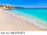 Majorca Cala Millor beach Son Servera Mallorca Balearic islands of Spain. Стоковое фото, агентство Ingram Publishing / Фотобанк Лори