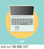 Business, office and marketing items icons concept on table. Стоковая иллюстрация, агентство Ingram Publishing / Фотобанк Лори
