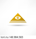 Pyramid Eye. Стоковая иллюстрация, агентство Ingram Publishing / Фотобанк Лори