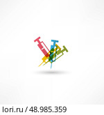 syringe icon. Стоковая иллюстрация, агентство Ingram Publishing / Фотобанк Лори