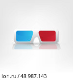 3d glasses icons. Стоковая иллюстрация, агентство Ingram Publishing / Фотобанк Лори