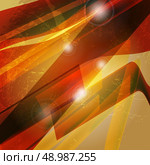 Abstract 3d technology lines with light vector backgound. Eps 10. Стоковая иллюстрация, агентство Ingram Publishing / Фотобанк Лори
