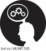 Gear head icon. Стоковая иллюстрация, агентство Ingram Publishing / Фотобанк Лори