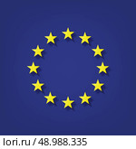EU flag. Стоковая иллюстрация, агентство Ingram Publishing / Фотобанк Лори