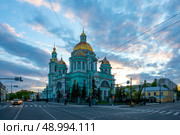 Москва. Кафедральный собор Богоявления Господня. Редакционное фото, фотограф Литвяк Игорь / Фотобанк Лори
