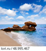 Almeria Mojacar beach in Mediterranean sea of Spain. Стоковое фото, агентство Ingram Publishing / Фотобанк Лори