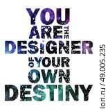 Quote Typographical galaxy Background, vector design can be used for invitation, congratulation or website. Стоковая иллюстрация, агентство Ingram Publishing / Фотобанк Лори