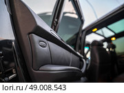 KRASNOYARSK, RUSSIA - May 23, 2025: Black BMW X5 E53. Редакционное фото, фотограф Плотников Дмитрий / Фотобанк Лори
