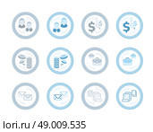 Business and management icons. Business icons on white background. Стоковая иллюстрация, агентство Ingram Publishing / Фотобанк Лори