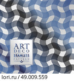 Art Deco vintage wallpaper pattern can be used for invitation, congratulation. Стоковая иллюстрация, агентство Ingram Publishing / Фотобанк Лори
