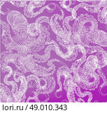 Abstract  gothic thin line design element, octopus, symbol, sign for tattoo. Стоковая иллюстрация, агентство Ingram Publishing / Фотобанк Лори
