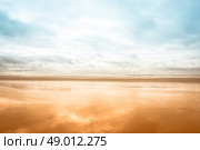 Low tide scenery at the beach. Стоковое фото, агентство Ingram Publishing / Фотобанк Лори