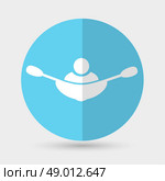 rowing icon. Стоковая иллюстрация, агентство Ingram Publishing / Фотобанк Лори