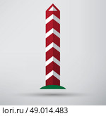 Border post. Стоковая иллюстрация, агентство Ingram Publishing / Фотобанк Лори