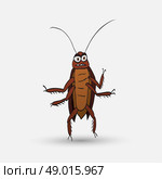 illustration of cartoon cockroach. Стоковая иллюстрация, агентство Ingram Publishing / Фотобанк Лори