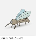 nasty cartoon mosquito. Стоковая иллюстрация, агентство Ingram Publishing / Фотобанк Лори