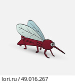 nasty cartoon mosquito. Стоковая иллюстрация, агентство Ingram Publishing / Фотобанк Лори