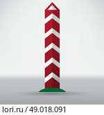 Border post. Стоковая иллюстрация, агентство Ingram Publishing / Фотобанк Лори
