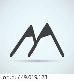 Mountain icon. Стоковая иллюстрация, агентство Ingram Publishing / Фотобанк Лори