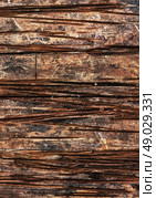 brown retro background of wood. Vintage texture old untreated wood furrows.Photo tinted. Стоковое фото, агентство Ingram Publishing / Фотобанк Лори