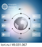 infographic with unfocused background and icons set for business design vector.. infographic with unfocused background and icons set for business design vector. Стоковая иллюстрация, агентство Ingram Publishing / Фотобанк Лори