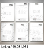 Three dimensional mesh stylish words- seo, web, www, url and other. Brochure, flyer or report for business, templates vector. Стоковая иллюстрация, агентство Ingram Publishing / Фотобанк Лори