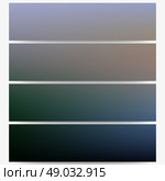 Abstract unfocused natural headers set, blurred design vector. Стоковая иллюстрация, агентство Ingram Publishing / Фотобанк Лори