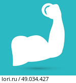 Biceps icon. Стоковая иллюстрация, агентство Ingram Publishing / Фотобанк Лори