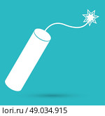 TNT dynamite bomb with burning fuse. Стоковая иллюстрация, агентство Ingram Publishing / Фотобанк Лори