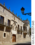 Casa de los Condestables house in Burgos also known as Casa del Cordon at Castilla Spain. Стоковое фото, агентство Ingram Publishing / Фотобанк Лори