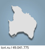 3d isometric map of Hayman is an island in Whitsunday Islands. Стоковая иллюстрация, иллюстратор Максим Гребешков / Фотобанк Лори