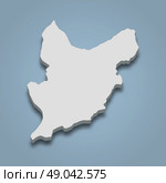 3d isometric map of South Molle is an island in Whitsunday Islan. Стоковая иллюстрация, иллюстратор Максим Гребешков / Фотобанк Лори