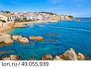 Calella de Parafrugell in Costa Brava of Girona at Catalonia Spain. Стоковое фото, агентство Ingram Publishing / Фотобанк Лори