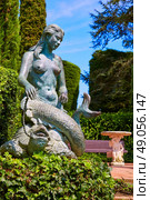 Santa Clotilde gardens in Lloret de Mar at Costa Brava of Catalonia Girona Spain. Стоковое фото, агентство Ingram Publishing / Фотобанк Лори