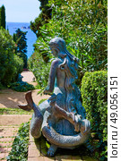 Santa Clotilde gardens in Lloret de Mar at Costa Brava of Catalonia Girona Spain. Стоковое фото, агентство Ingram Publishing / Фотобанк Лори