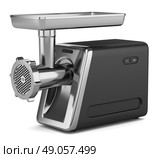 electric meat grinder isolated on white background. Стоковое фото, агентство Ingram Publishing / Фотобанк Лори