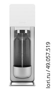 modern soda siphon isolated on white background. Стоковое фото, агентство Ingram Publishing / Фотобанк Лори