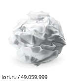 Crumpled paper, vector. Стоковая иллюстрация, агентство Ingram Publishing / Фотобанк Лори