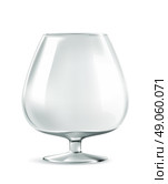 Classic cognac glass, whisky glass, bar ware, necessary accessories for parties, stylish vector illustration with good quality whiskey goblet is always devastated to the last drop. Стоковая иллюстрация, агентство Ingram Publishing / Фотобанк Лори