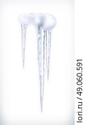 Icicles, vector object. Стоковая иллюстрация, агентство Ingram Publishing / Фотобанк Лори