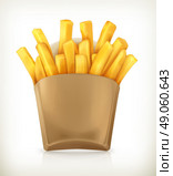 French fries, vector icon. Стоковая иллюстрация, агентство Ingram Publishing / Фотобанк Лори