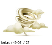 Tornado, vector icon. Стоковая иллюстрация, агентство Ingram Publishing / Фотобанк Лори