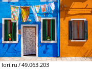 Usual life on Burano island, province of Venice, Italy. Стоковое фото, агентство Ingram Publishing / Фотобанк Лори