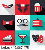 Party and Celebration icon collection. Стоковая иллюстрация, агентство Ingram Publishing / Фотобанк Лори