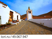 Betancuria Santa Maria church Fuerteventura at Canary Islands matriz cathedral. Стоковое фото, агентство Ingram Publishing / Фотобанк Лори