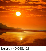Cofete Fuerteventura Barlovento beach at Canary Islands of Spain. Стоковое фото, агентство Ingram Publishing / Фотобанк Лори